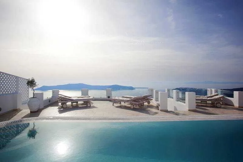 Terrace, Above Blue Suites, Santorini