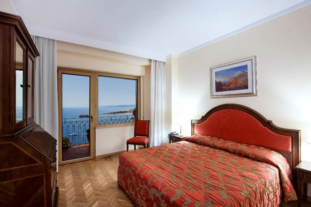DOUBLE SINGLE USE SUPERIOR SEA VIEW Room, Villa Diodoro, Taormina