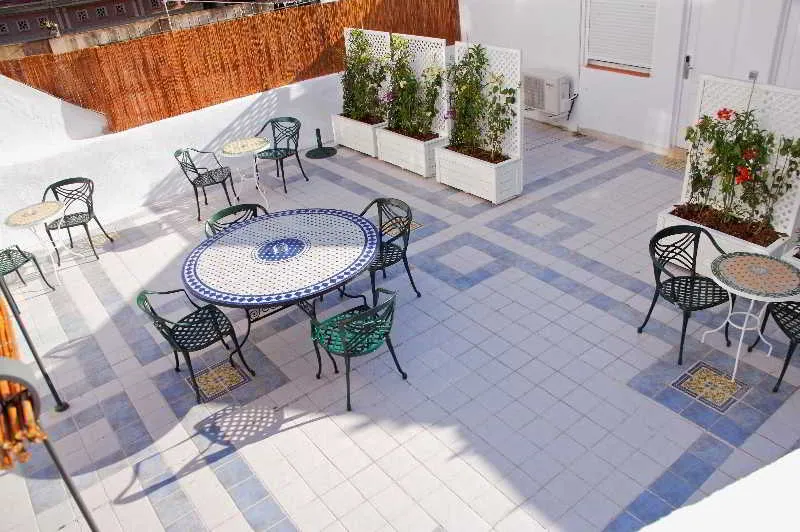 Terrace, Hostal Colkida, Barcelona