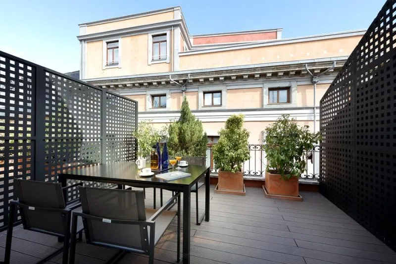 Terrace, Eurostars Casa de La Lírica, Madrid