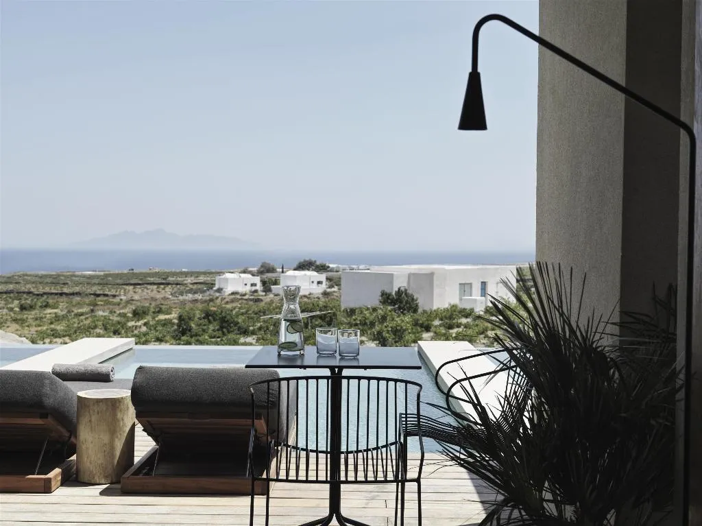 DOUBLE SEA VIEW WITH PRIVATE POOL Room, Magma Resort Santorini, Santorini