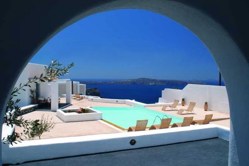Pool, Aria Suites, Santorini