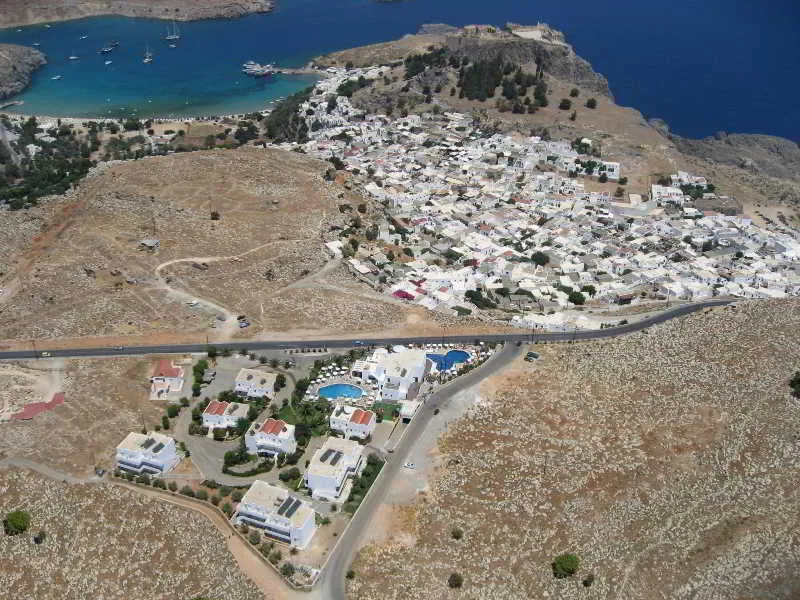 General view, Lindos View Hotel, Rhodes