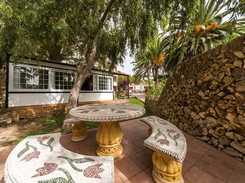 Terrace, Galdana Gardens, Menorca