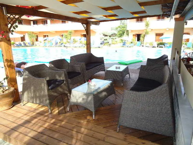 Terrace, Eleni Apartments, Corfu