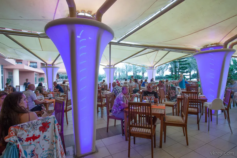 Terrace, AQI Pegasos Resort, Antalya