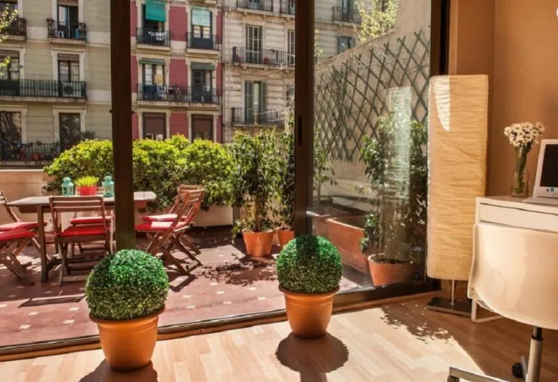 Terrace, Born Barcelona Hostel, Barcelona