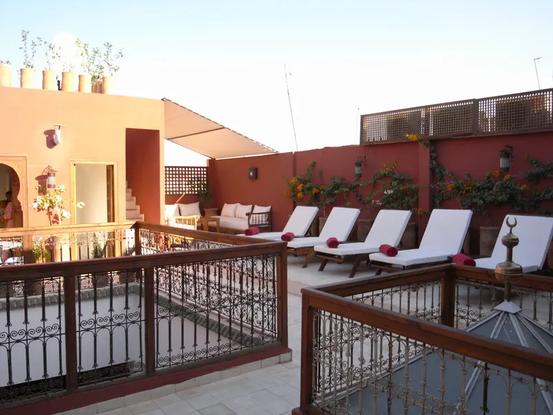 Terrace, Riad Al Mansoura, Marrakech