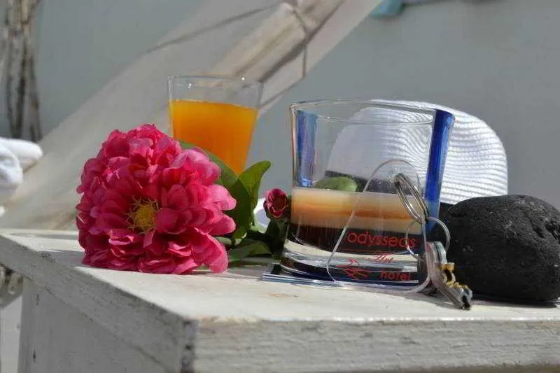 Lobby, Odysseas Hotel, Santorini