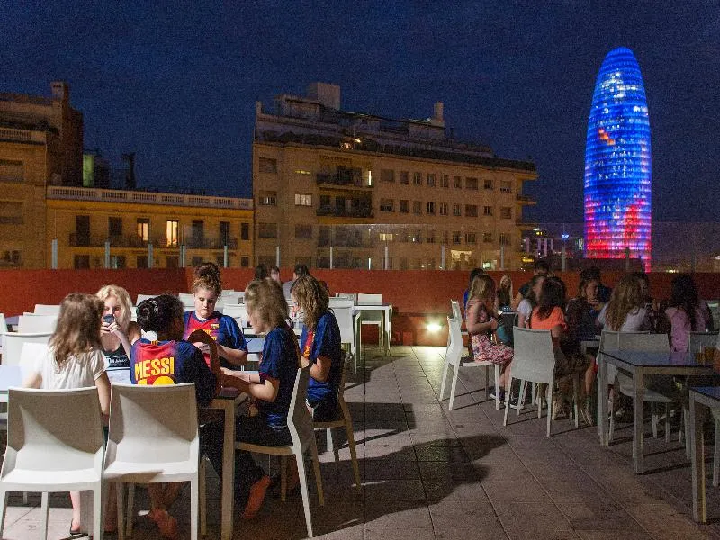 Terrace, Barcelona Urbany Hostel, Barcelona