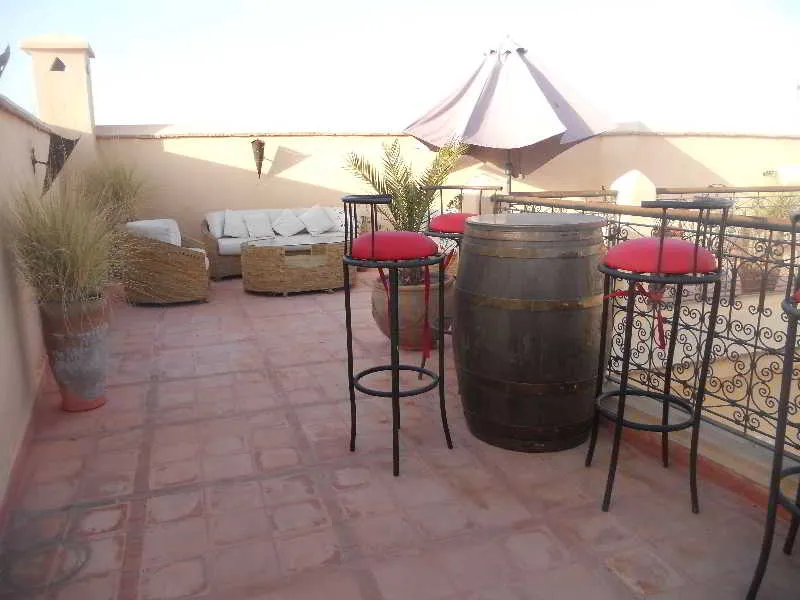Terrace, The Great Palace, Marrakech