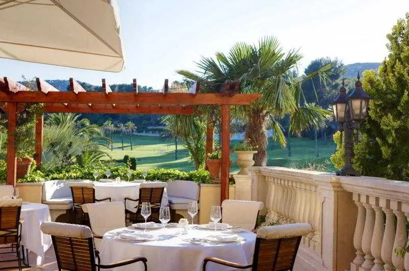 Terrace, Sheraton Mallorca Arabella Golf Hotel, Majorca