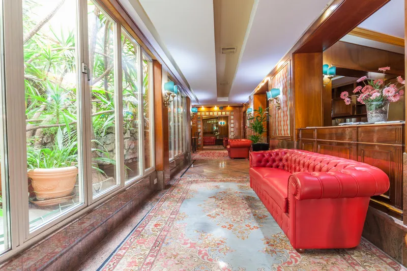 Lobby, Hotel Galles, Rome