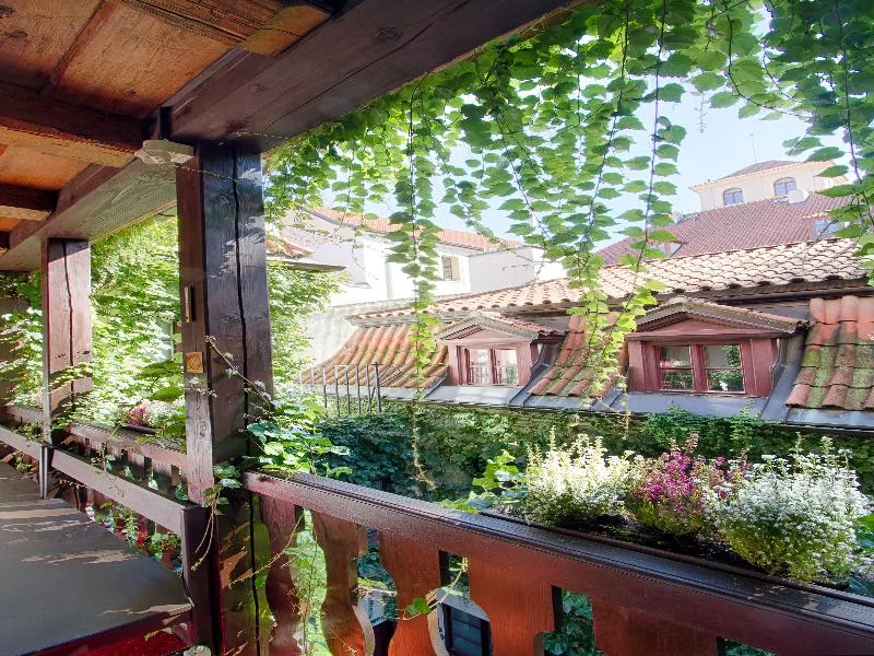 Terrace, Hotel Waldstein, Prague