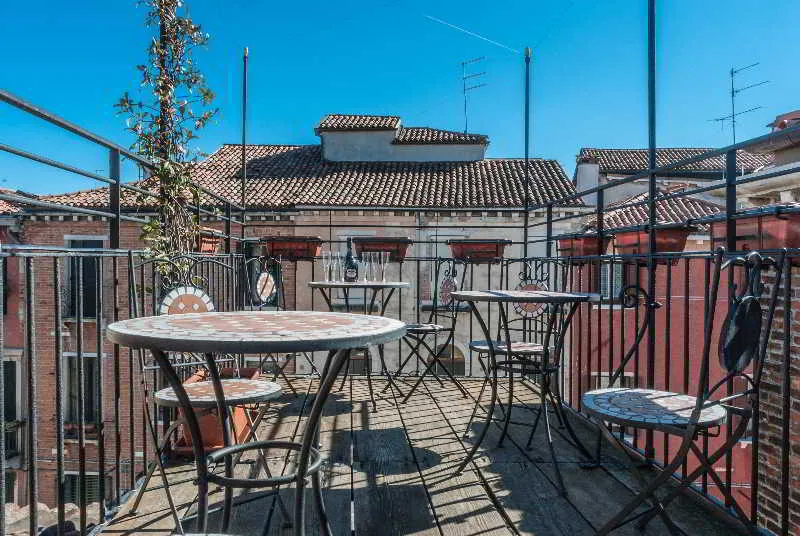 Terrace, Ca' San Trovaso, Venice