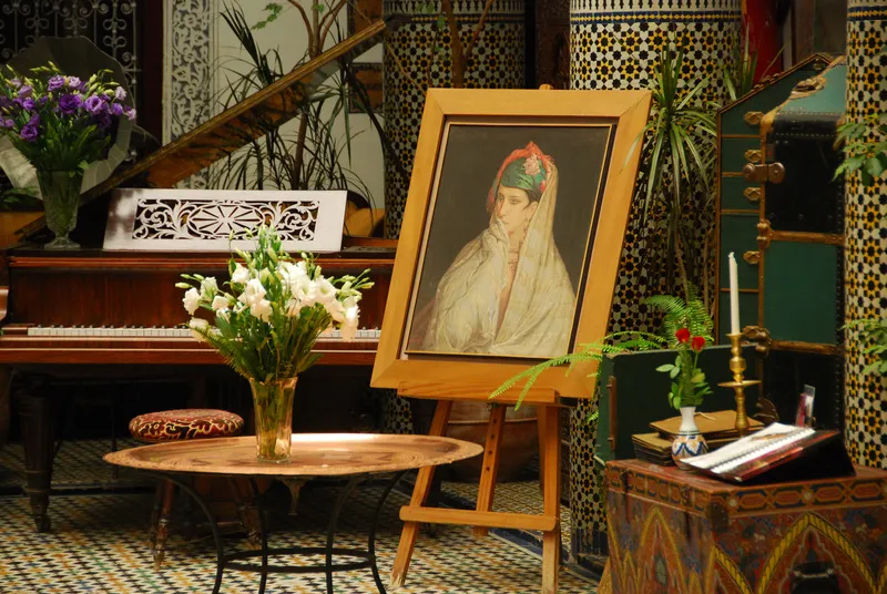 Lobby, Dar el Ghalia, Fez