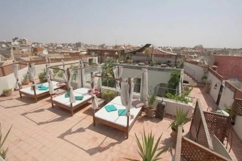 Terrace, Riad Dar Bounouar, Marrakech