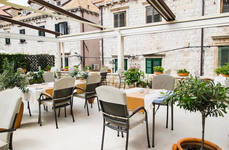 Terrace, The Pucic Palace, Dubrovnik