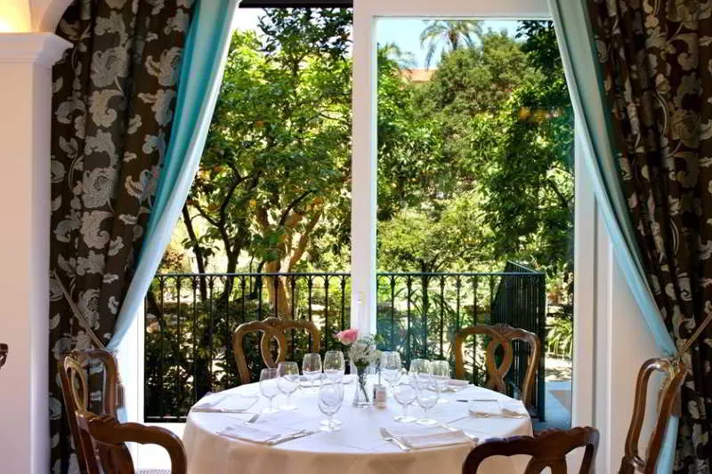 Restaurant, Grand Hotel la Favorita, Naples