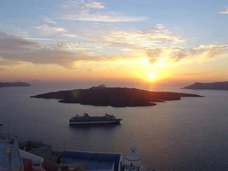 General view, Atlantis, Santorini