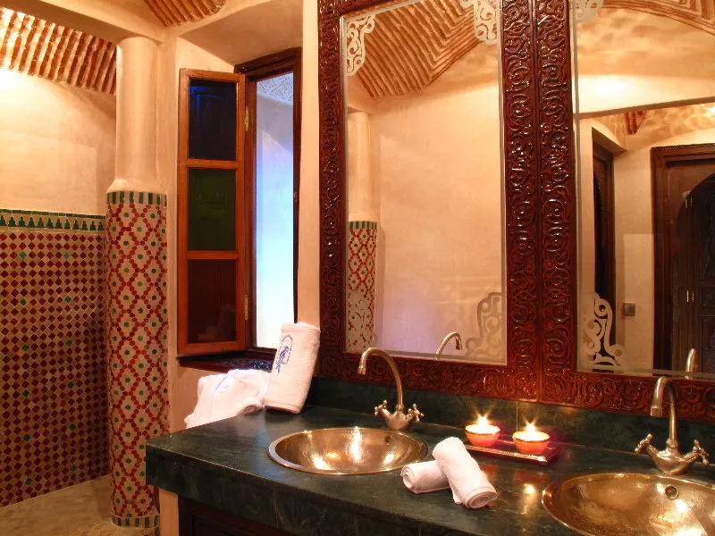 General view, Riad Le Perroquet Bleu, Marrakech