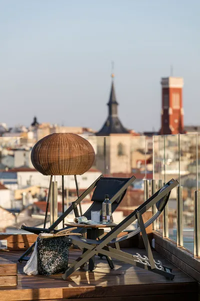 Terrace, Palacio de los Duques Gran Meliá, Madrid