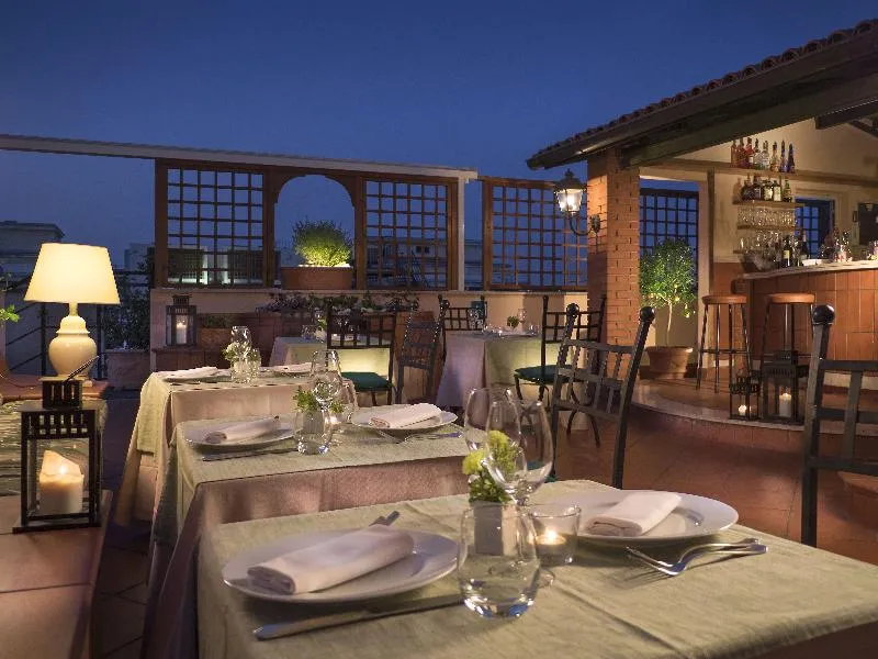 Terrace, Diana Roof Garden, Rome