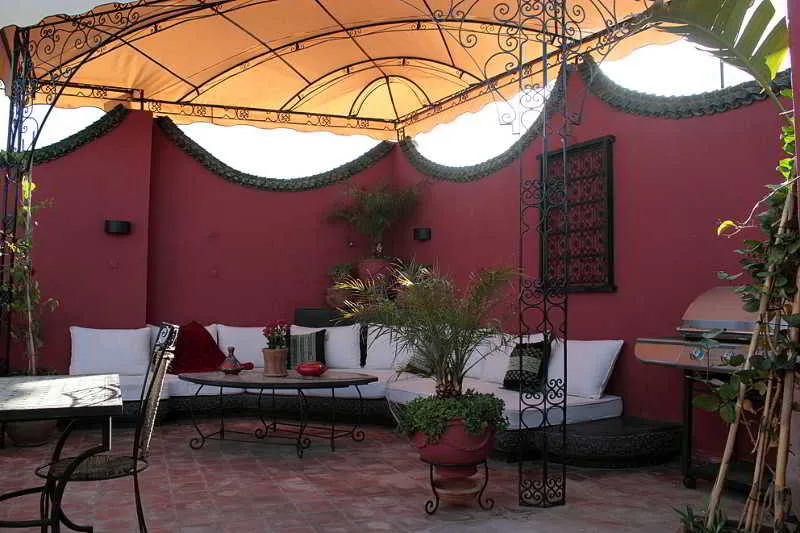 Terrace, Riad Kantarell, Marrakech