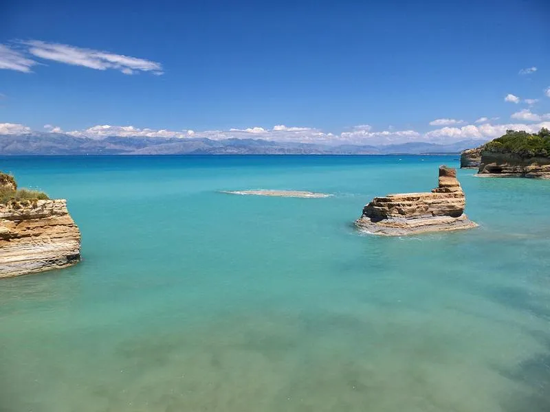 Beach, Toulas Apartments, Corfu