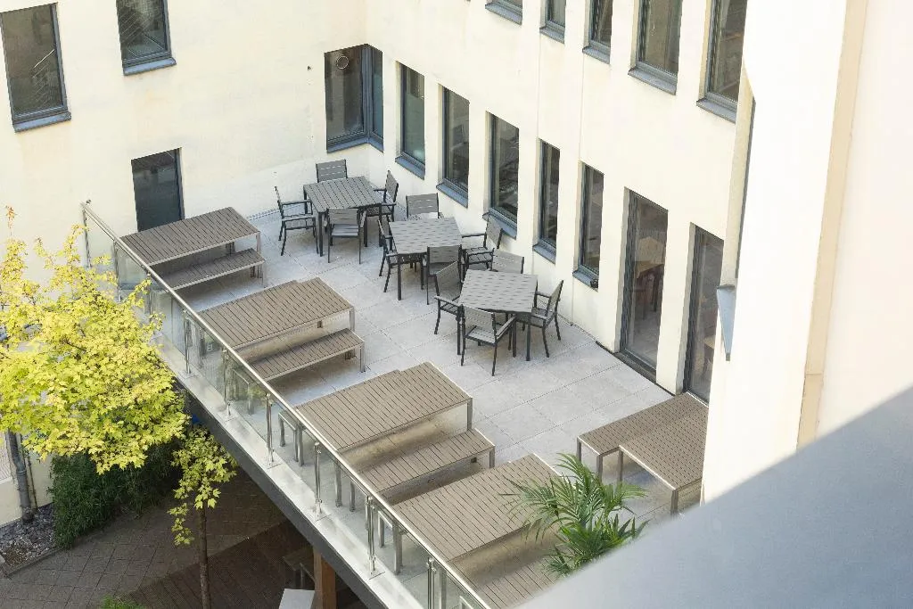 Terrace, Acama Kreuzberg Hotel+Hostel, Berlin