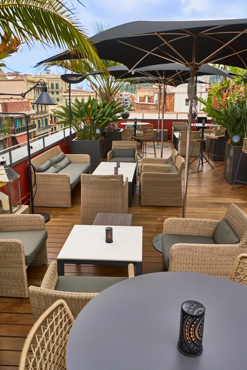Terrace, Villa Emilia, Barcelona