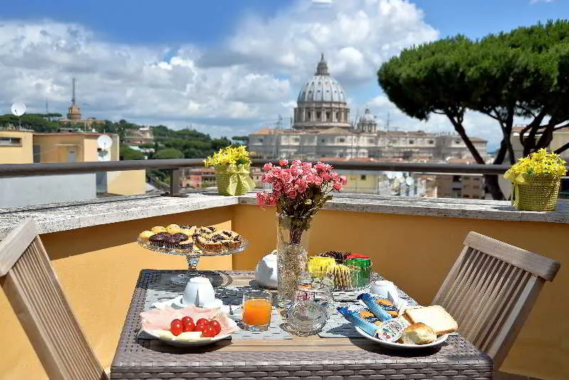 Terrace, Fragrance St Peter Hotel, Rome