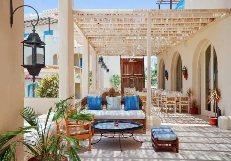 Terrace, Pasadena Hotel & Resort, Red Sea Riviera