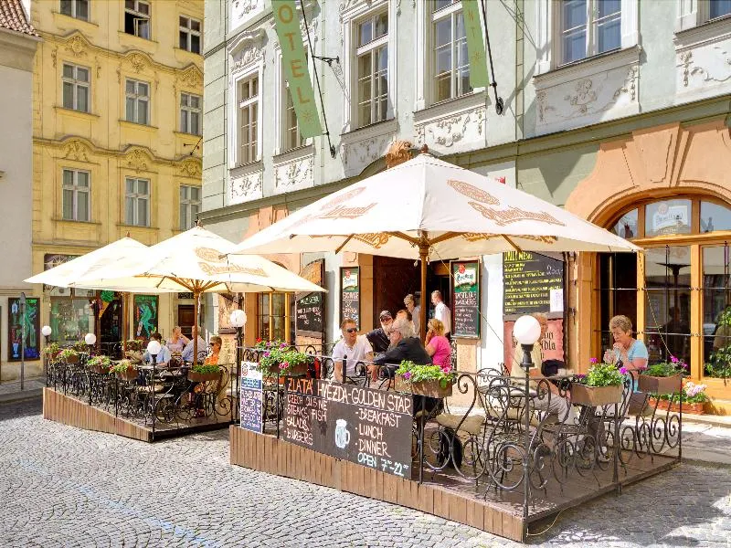 Terrace, Golden Star, Prague