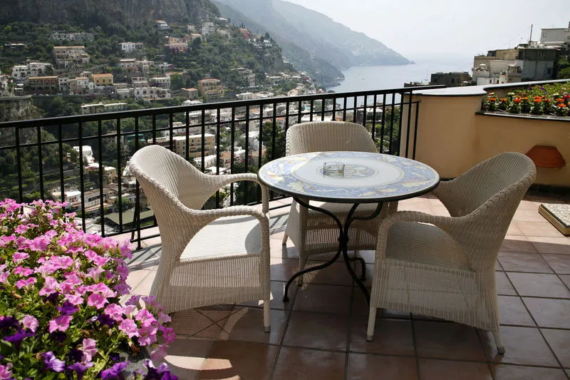 Terrace, Hotel Royal Positano, Naples