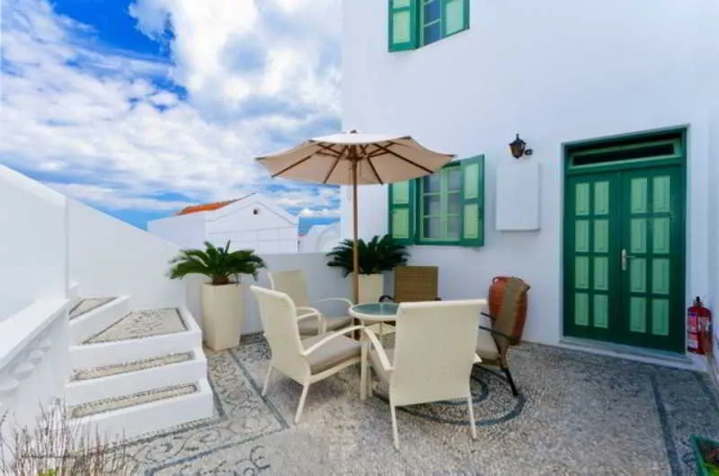 Terrace, Xenones Lindos, Rhodes
