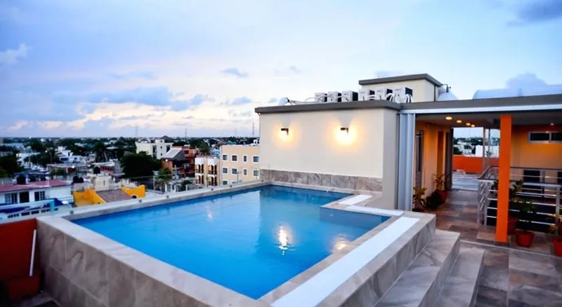 General view, Sunrise 42 Suites Hotel, Playa Del Carmen