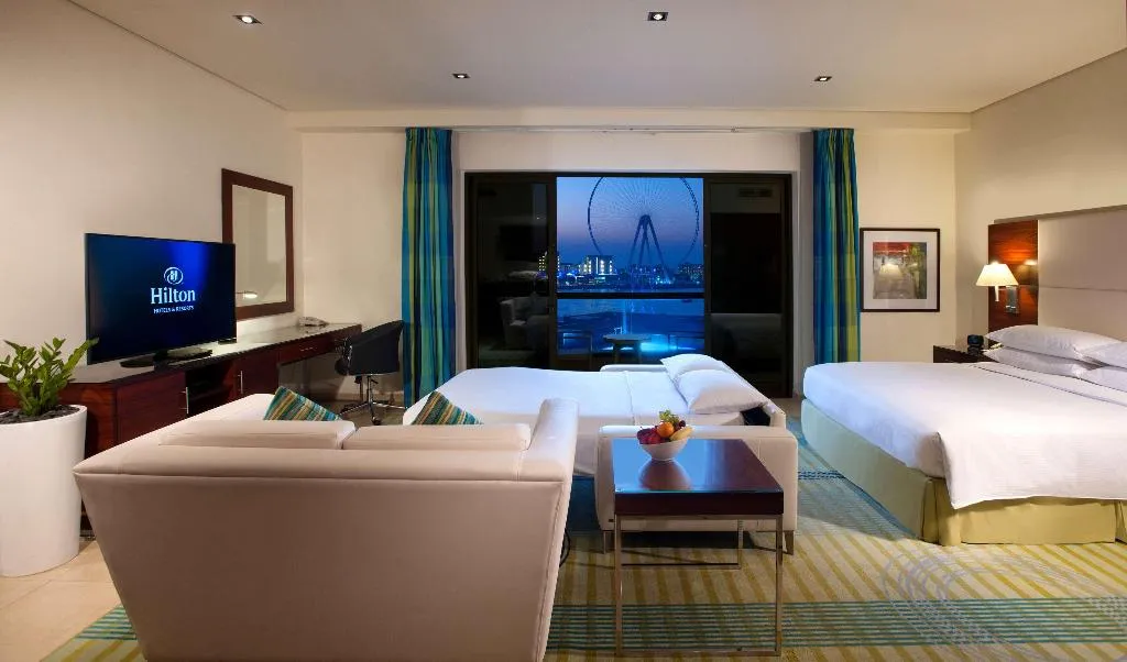 JUNIOR SUITE SEA VIEW Room, Hilton Dubai The Walk, Dubai