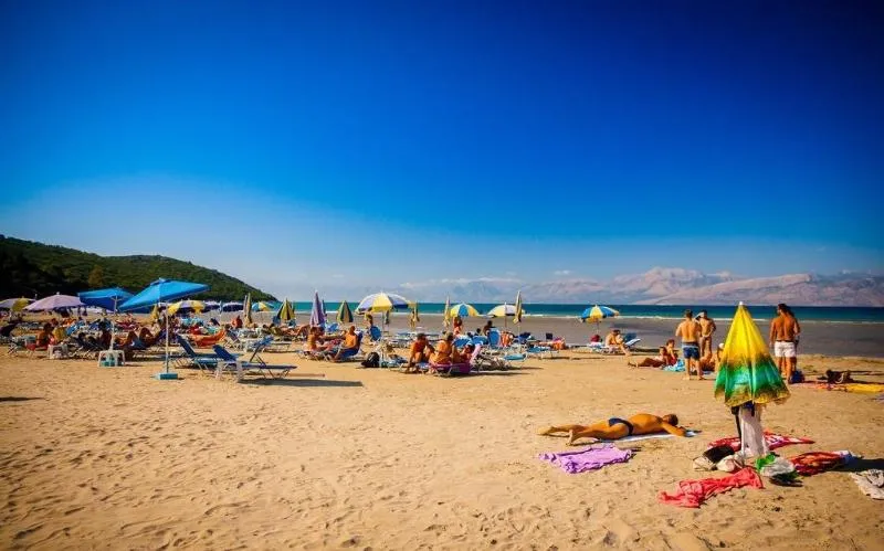 Beach, Michelangelo Resort, Corfu