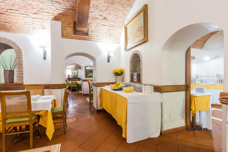Restaurant, Hotel Galles, Rome
