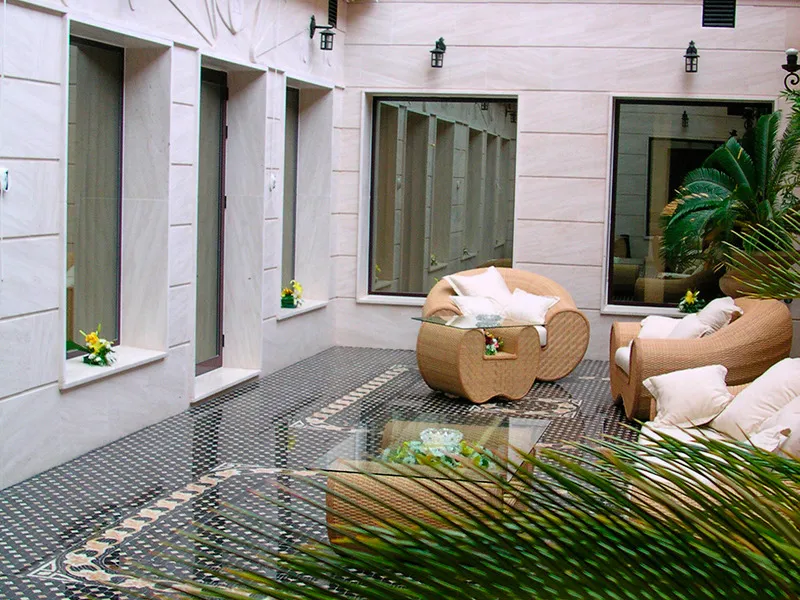Terrace, Hotel Santiago Jaen, Andalucia