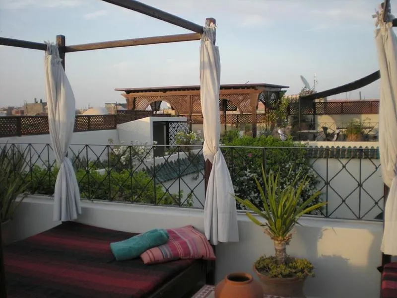 Terrace, Riad Dar Bounouar, Marrakech