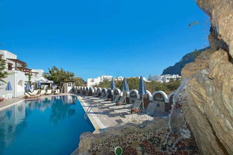 Pool, Aparthotel Black Sand, Santorini