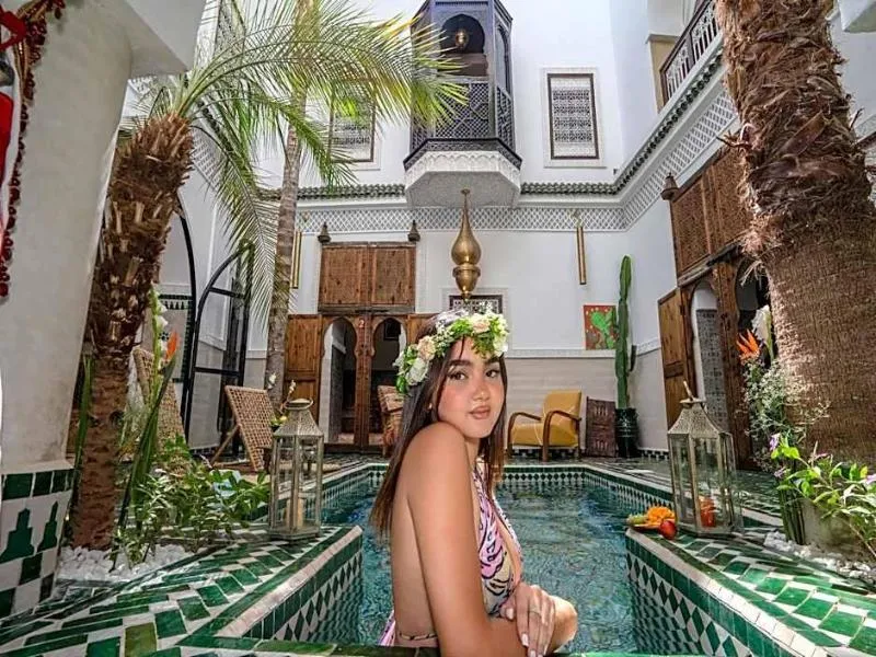 General view, Riad Yalla Habibi, Marrakech