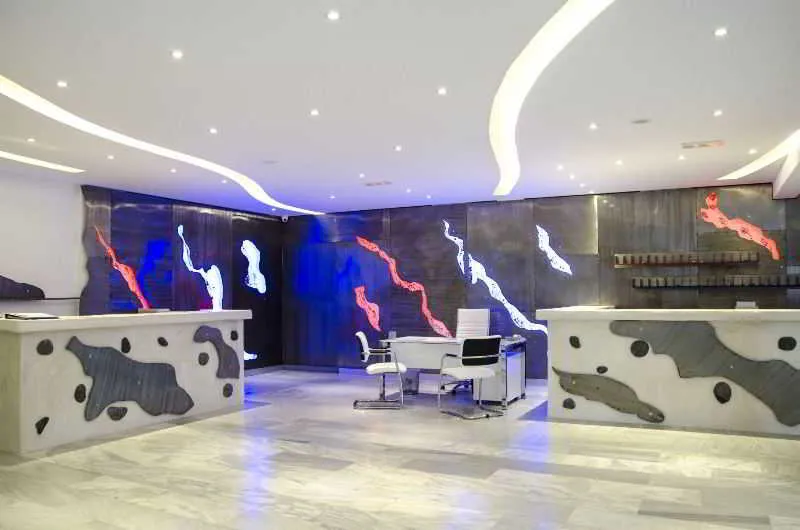 Lobby, RK Beach hotel, Santorini