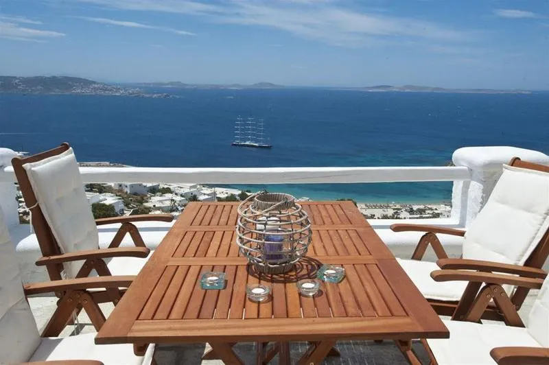 General view, La Maison Blanche, Mykonos