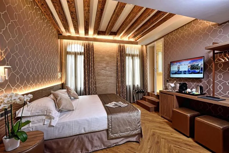 Room, Rosa Salva Hotel, Venice