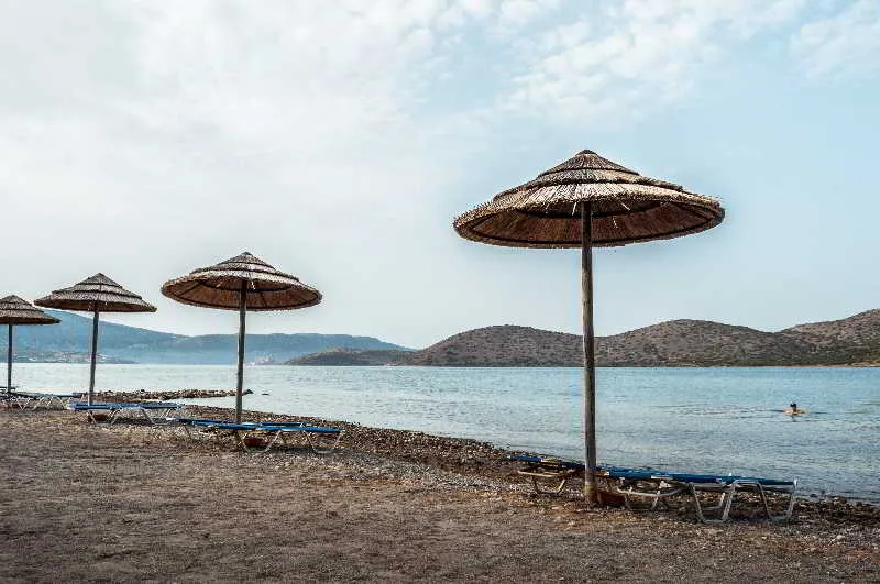 Beach, Elounda Olive Garden Studios, Crete