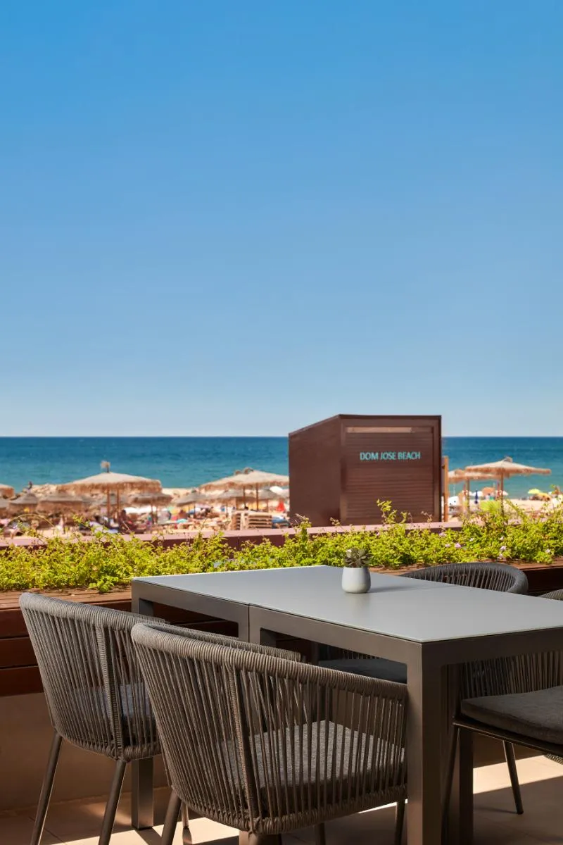 Terrace, Dom Jose Beach Hotel, Algarve