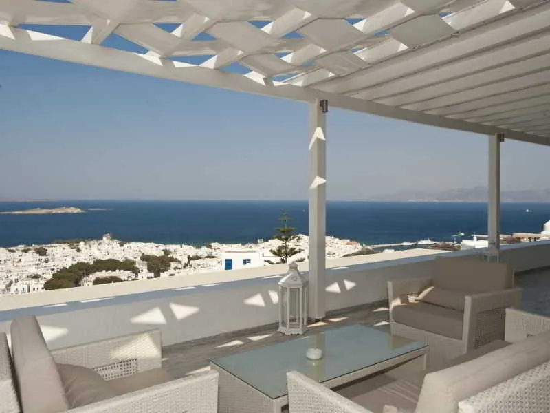 General view, Alkyon, Mykonos
